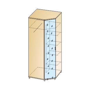 Грейс Шкаф ШК-5012 (2264х889х889 мм)