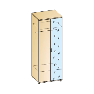 Грейс Шкаф ШК-5004 (2264х900х570 мм) 