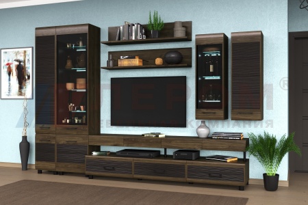 Гостиная-Стенка Камелия №7 (В-2172 х Ш-3150 х Г-452 мм)