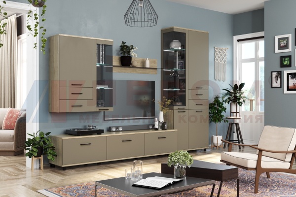  корпус Гикори Джексон Светлый, фасад Латте Матовый